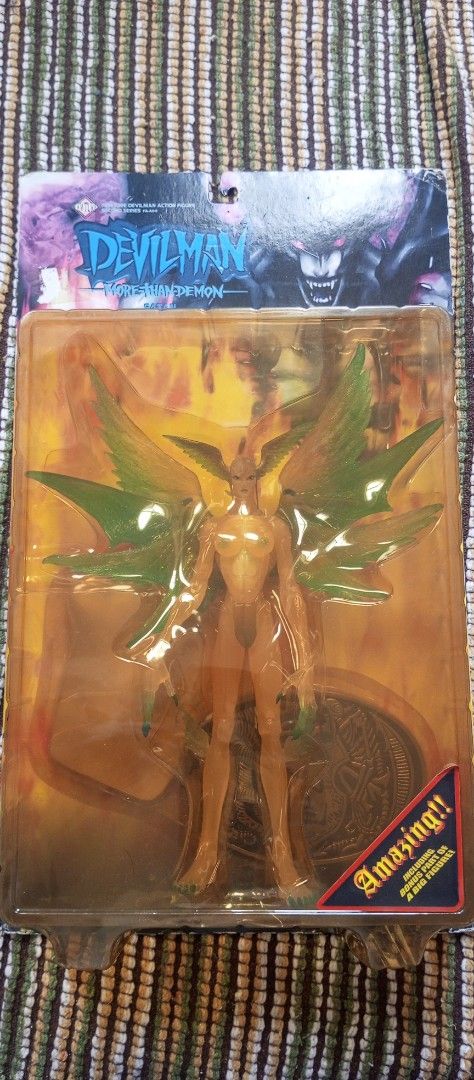 Fewture Devilman More Than Demon Satan Action Figure FA-A04 (Category: Figurines & Statues) located in Victorias. Submitted by tobylacua26871 (Listing ID 1468987698, Image 3). Description: - Rare Fewture Devilman More Than Demon Satan action figure by Art Storm - Glow in the dark variant from the acclaimed second series - Original comic by Go Nagai & Dynamic Planning - Character design by Yasushi Nirasawa, sculpted by Toshimitsu Osui - Fully pose