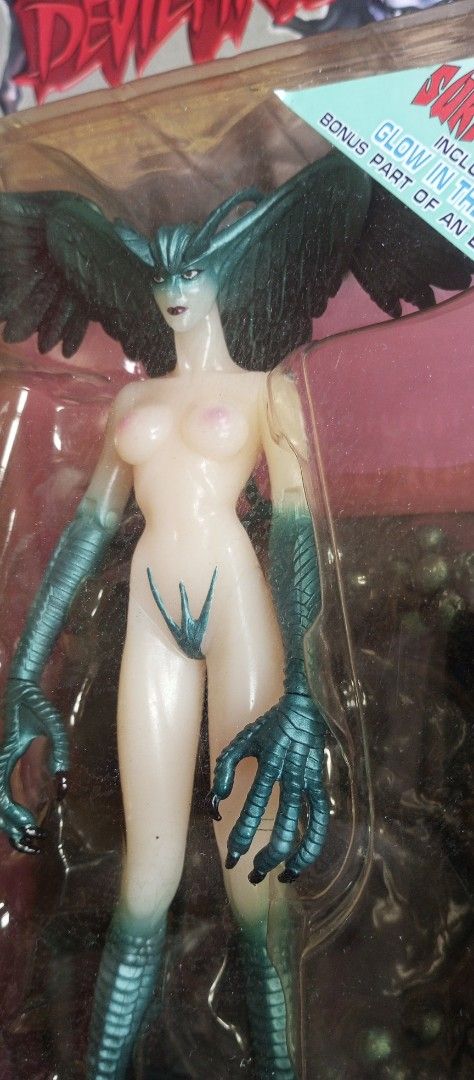 Fewture Devilman Silene Special Nacre Blue Action Figure (Category: Figurines & Statues) located in Victorias. Submitted by tobylacua26871 (Listing ID 1468986947, Image 2). Description: - rare variant - Brand: (Original Go Nagai Fewture Devilman) - Series: Fewture Action Figures Devilman Series 03 - Character: Silene (Special Nacre Blue variant) - Condition: Brand new, unopened blister pack with standard shelf wear - Inclusions: Special bonus par