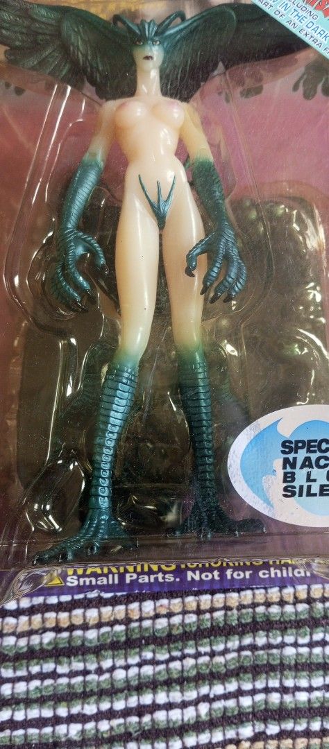 Fewture Devilman Silene Special Nacre Blue Action Figure (Category: Figurines & Statues) located in Victorias. Submitted by tobylacua26871 (Listing ID 1468986947, Image 3). Description: - rare variant - Brand: (Original Go Nagai Fewture Devilman) - Series: Fewture Action Figures Devilman Series 03 - Character: Silene (Special Nacre Blue variant) - Condition: Brand new, unopened blister pack with standard shelf wear - Inclusions: Special bonus par