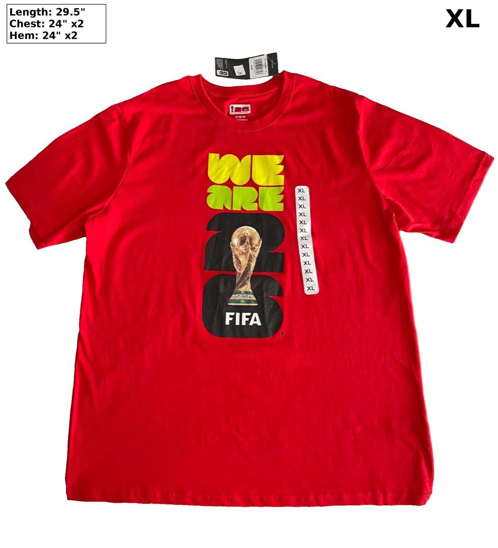 FIFA Men’s Shirt/Jersey EXTRA LARGE & XXL (Category: Activewear) located in Quezon City. Submitted by aimcharm17 (Listing ID 1469010301, Image 3). Description: 600 each Brand new Original 🇺🇸.