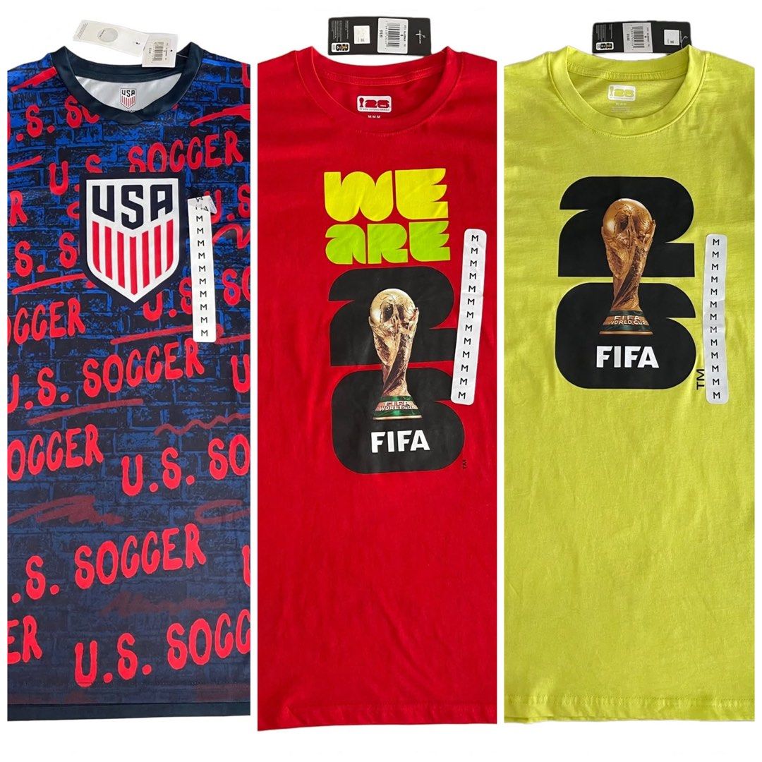 FIFA Men’s Shirt/Jersey MEDIUM (Category: Activewear) located in Quezon City. Submitted by aimcharm17 (Listing ID 1469007953, Image 1). Description: 600 each Brand new Original from 🇺🇸.
