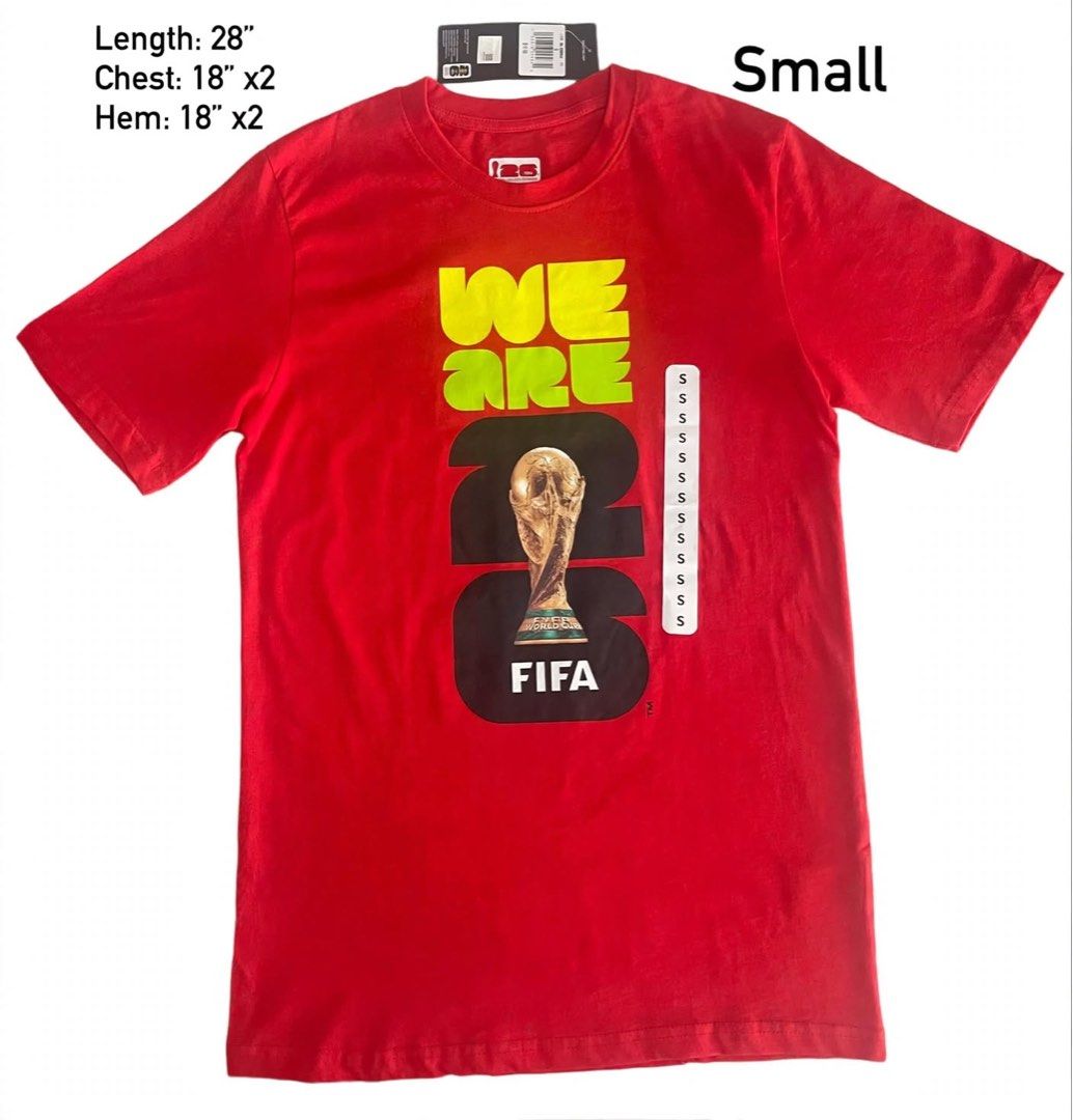 FIFA Men’s Shirt/Jersey SMALL (Category: Activewear) located in Quezon City. Submitted by aimcharm17 (Listing ID 1469006770, Image 2). Description: 600 each Brand new Original from 🇺🇸 Sizes on the photos.