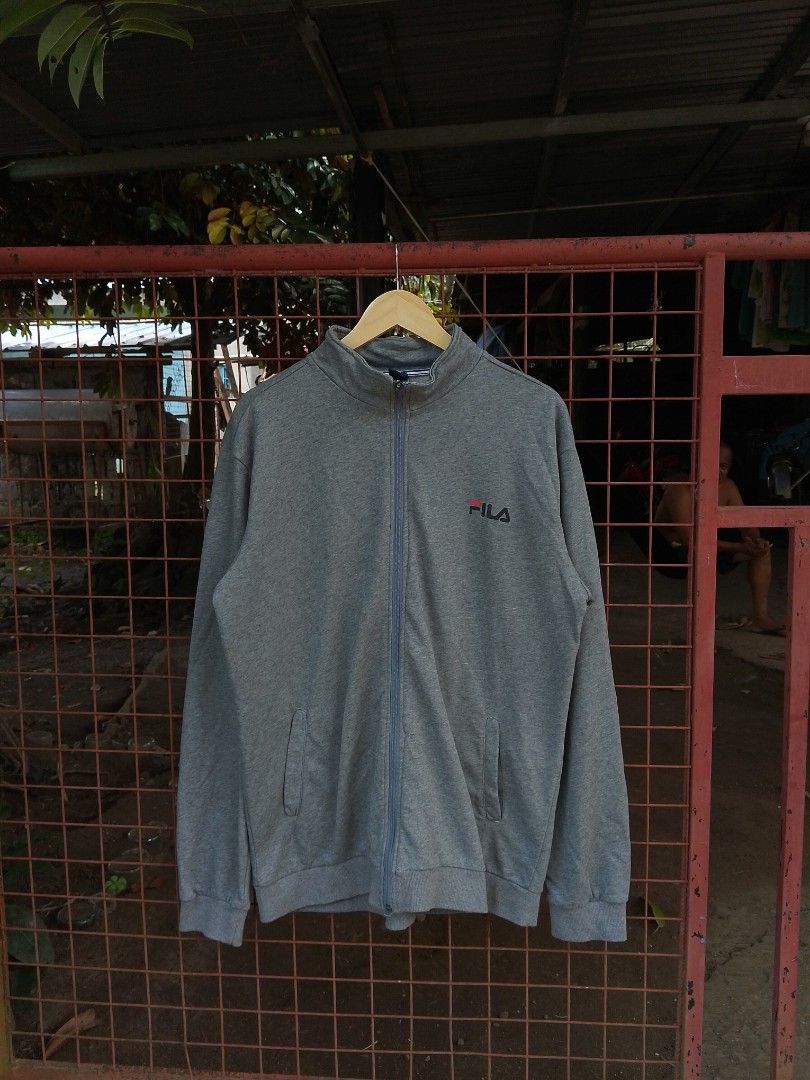 Fila Full zip track Jacket (Category: Coats, Jackets and Outerwear) located in Manila. Submitted by adinsthrift (Listing ID 1468998543, Image 1). Description: Fila Full zip Track Jacket SIZE- XL L-30 W-23 10/10 CONDI 10/10 COLOR RATE NO ISSUE! -HEAVY.