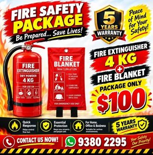 Fire Line A1 Fire Extinguisher 9KG Dry Powder, Car Accessories, Safety ...