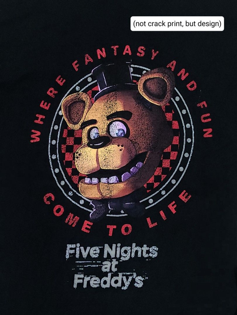 Five Nights at Freddy's Black Graphic Tee Medium (Category: Tshirts & Polo Shirts ) located in Cebu City. Submitted by thrifthuntsph (Listing ID 1469036210, Image 2). Description: .