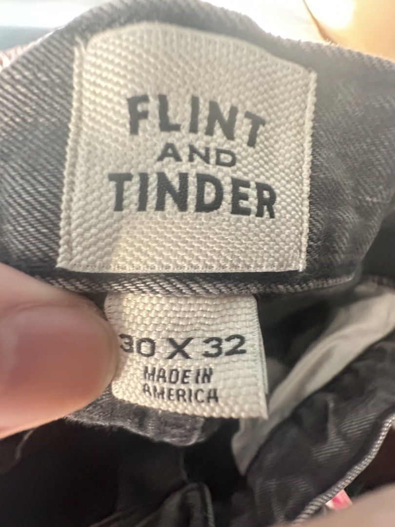 Flint and Tinder Grey Denim Jeans (Category: Jeans) located in Antipolo. Submitted by jordeee (Listing ID 1469007049, Image 3). Description: Issue: Coffee Stain on left leg .