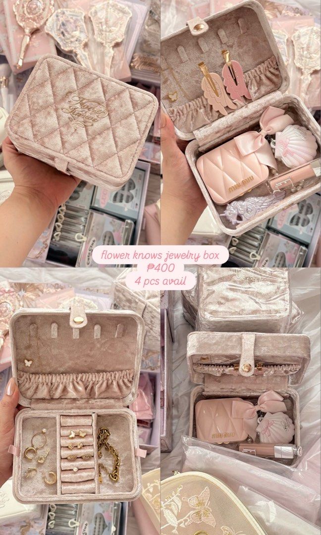 flower knows jewelry box (Category: Accessory Holder, Box & Organizers) located in Muntinlupa City. Submitted by pinkgurlyyy (Listing ID 1469011108, Image 1). Description: .