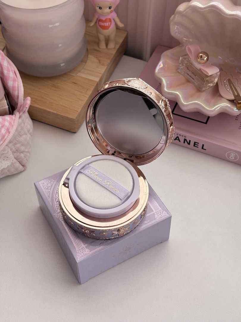 flower knows knight purple powder (Category: Makeup) located in Muntinlupa City. Submitted by pinkgurlyyy (Listing ID 1469076596, Image 2). Description: brand new authentic.