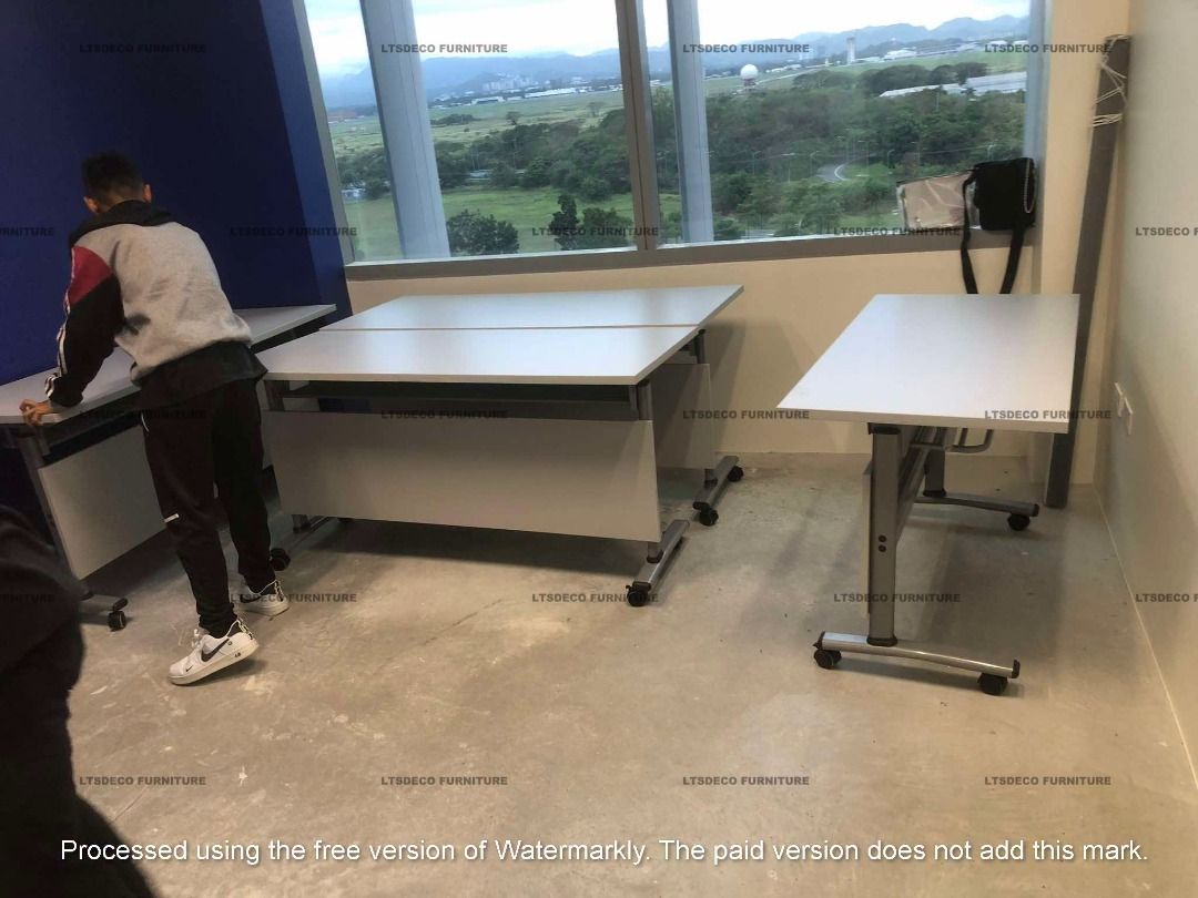 FOLDING TABLE OFFICE FURNITURE OFFICE PARTITION (Category: Office Furniture & Fixtures) located in Caloocan City. Submitted by maeabayon043646 (Listing ID 1468930621, Image 2). Description: " PRICE MAY VARY DEPENDING ON SIZE, MATERIAL, AND CUSTOMIZATION. " --PRICE IS POSTING PURPOSES ONLY!! ✅ INQUIRE NOW! Hi! Are you looking for MODULAR WORKSTATION OFFICE PARTITION, ACCORDION WALL AND DOOR PARTITION, TOILET/URINAL PARTITION and OFFICE FURNITURE S