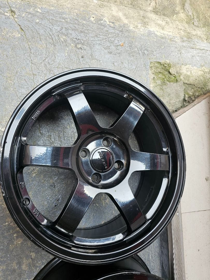 FOR SALE - 2PCS - ROTA GRID 2 (Category: Mags and Tires) located in Caloocan City. Submitted by msdoc (Listing ID 1468995109, Image 3). Description: ROTA GRID 2 17x7.5 ET 40 Crystal Black Complete with ROTA centercaps With minor guttermarks Slightly negotiable For pick up only .
