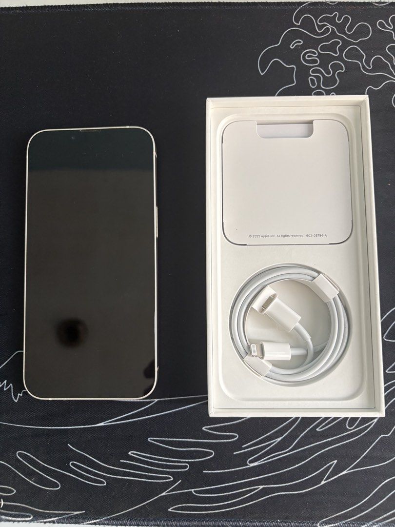 For Sale | iPhone 14 Starlight 128GB (Category: iPhone 14 Series) located in Quezon City. Submitted by riabernardo21 (Listing ID 1468935369, Image 1). Description: Battery health at 83% Test all you want Will reset the phone once paid Comes with a box and unused charging cable.
