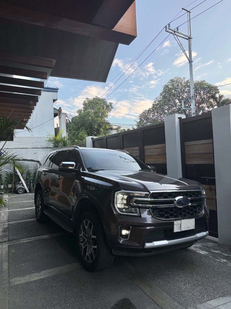 Ford Everest (Category: Used Cars) located in Manila. Submitted by eamochoa (Listing ID 1468934420, Image 1). Description: Helping out a friend selling their car! 2024 Ford Everest Titanium Plus 2x4 - Equinox Bronze - Fuel type diesel - 24,XXX km - Casa maintained - Registered until 1/2027 - Monday coding 1.9M negotiable PM for inquiries so I can connect you to seller!.