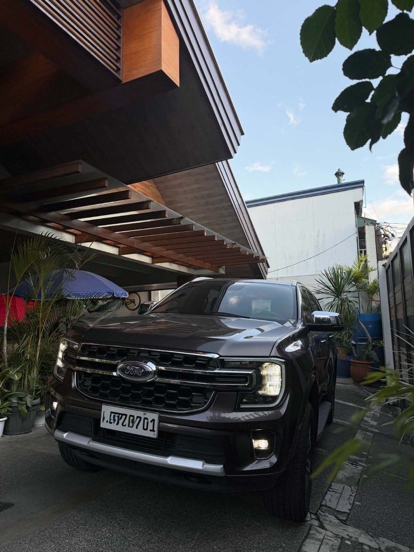 Ford Everest (Category: Used Cars) located in Manila. Submitted by eamochoa (Listing ID 1468934420, Image 2). Description: Helping out a friend selling their car! 2024 Ford Everest Titanium Plus 2x4 - Equinox Bronze - Fuel type diesel - 24,XXX km - Casa maintained - Registered until 1/2027 - Monday coding 1.9M negotiable PM for inquiries so I can connect you to seller!.