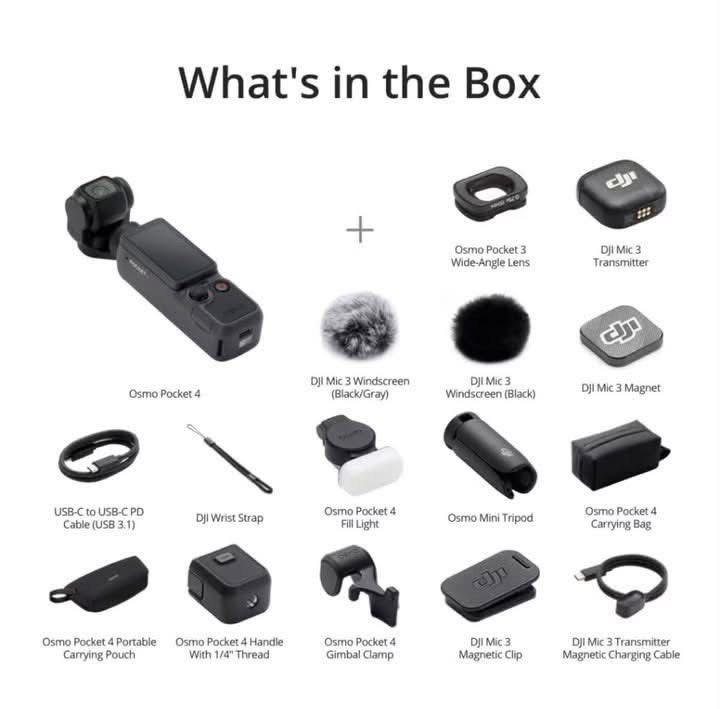 FOR SALE DJI OSMO POCKET 4 (Category: Video Cameras) located in Manila. Submitted by byyachi (Listing ID 1469104456, Image 2). Description: BRAND NEW CONDITION AND ONLY USED TWICE 🏷️28,500 RFS: Need urgent funds for my sister who is currently a dialysis patient. INCLUSIONS: ✅ Everything shown in the photos — complete set! 📍Located in Taguig, Metro Manila (near BGC) Message me if interested! 📨 Will appreciate any help🙏.