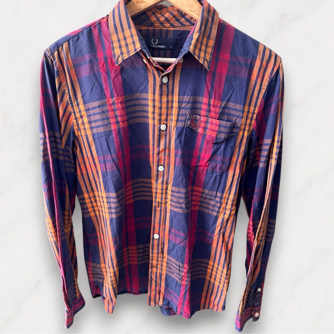 Fred Perry Checkered long sleeves (Category: Tshirts & Polo Shirts ) located in Bulacan. Submitted by adoseofluxxee (Listing ID 1469048514, Image 1). Description: size: 22x30.
