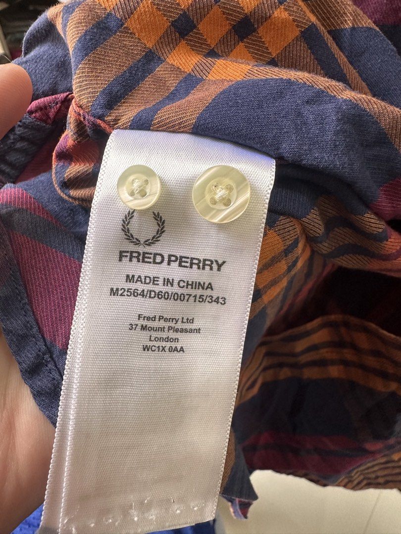 Fred Perry Checkered long sleeves (Category: Tshirts & Polo Shirts ) located in Bulacan. Submitted by adoseofluxxee (Listing ID 1469048514, Image 3). Description: size: 22x30.