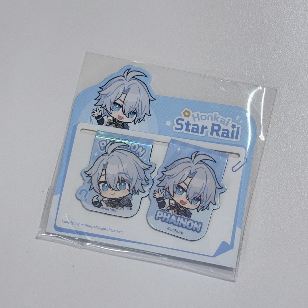 Honkai Star Rail Phainon Bookmark (Official) (Category: Character Goods) located in Binan City. Submitted by xiesells (Listing ID 1468981817, Image 1). Description: Official Honkai Star Rail Phainon bookmark Brand new and sealed RFS: Decluttering Location: Biñan, Laguna Meetups in nearby areas can be arranged MOD: LBC (COD available)/Lalamove Sf to be shouldered by the buyer .