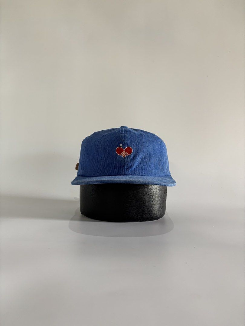 Frizm Pingpong 6-panel Cap (Category: Caps & Hats) located in Malaybalay. Submitted by haulsome (Listing ID 1468995996, Image 1). Description: Frizm Pingpong 6-panel Cap -In excellent condition/ no flaws -Features an embroidered pingpong paddle up front and a leather strap -Adult size, adjustable strap 400php, +sf.