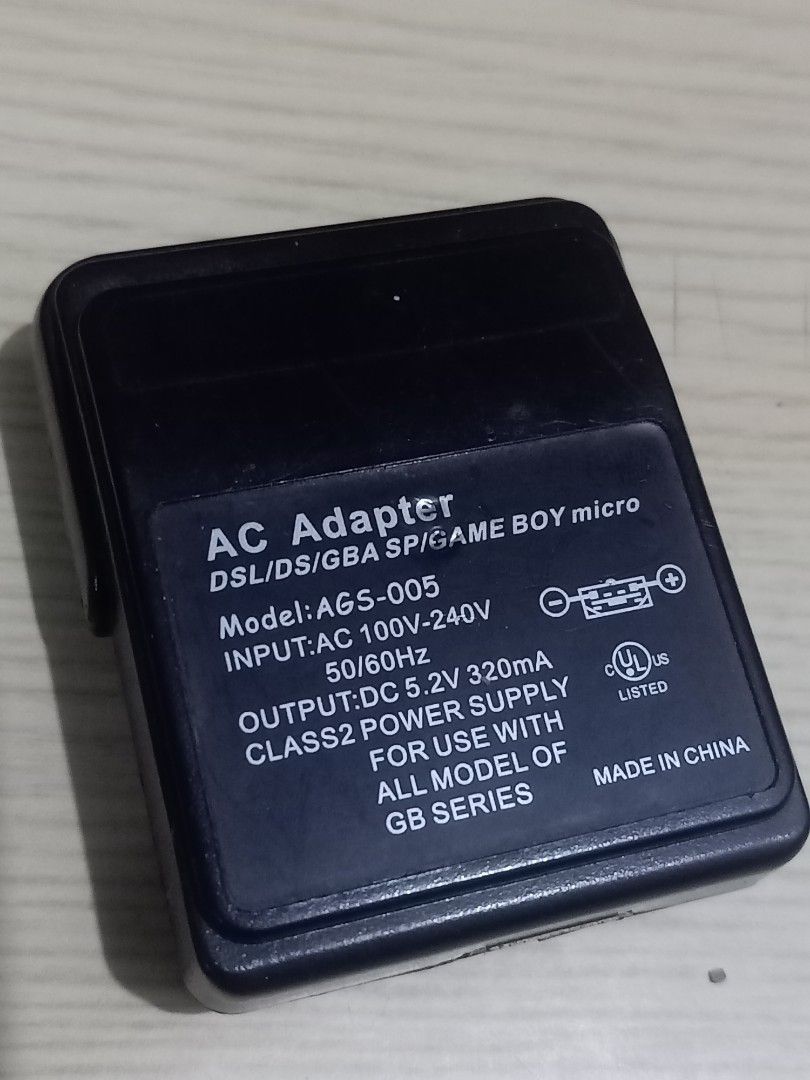 Game boy ac adapter (Category: Cables & Chargers) located in Las Pinas. Submitted by the_recycle_shop (Listing ID 1469102183, Image 1). Description: Good working condition.