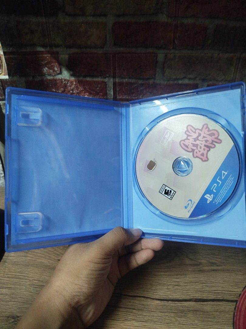 Gang Beasts PS4 Game Disc with Case (Category: PlayStation) located in Binan City. Submitted by pumpkiiin02 (Listing ID 1468990428, Image 3). Description: - Title: Gang Beasts - Platform: PlayStation 4 (PS4) - Condition: Includes original blue case and game disc - Genre: Multiplayer party game / physics-based brawler - Features: Hilarious couch co-op for game nights - ESRB Rating: E 10+ (Everyone 10 and older).