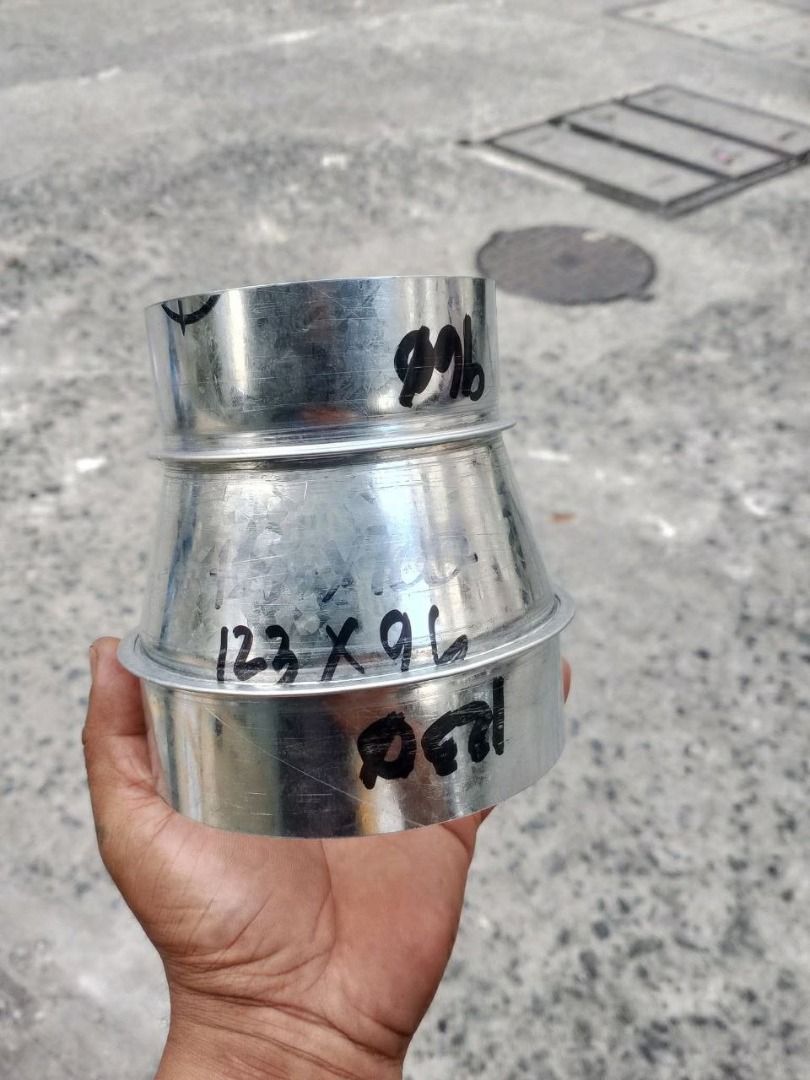 gi concentric reducer Specs: 123mm x 96mm x .5mm (Category: Home Improvement Tools & Accessories) located in Manila. Submitted by 09171479278_elsie. (Listing ID 1469014993, Image 1). Description: gi concentric reducer Specs: 123mm x 96mm x .5mm.