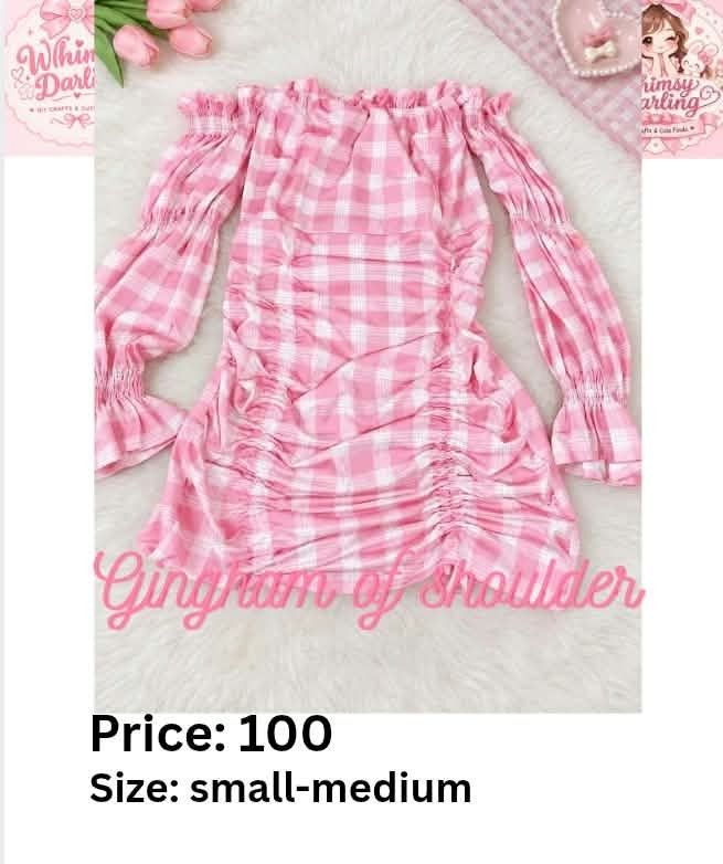 Gingham Dress (Category: Dresses) located in San Fernando. Submitted by lei_apparel (Listing ID 1469103556, Image 2). Description: Mine: 100 Lock: 139.