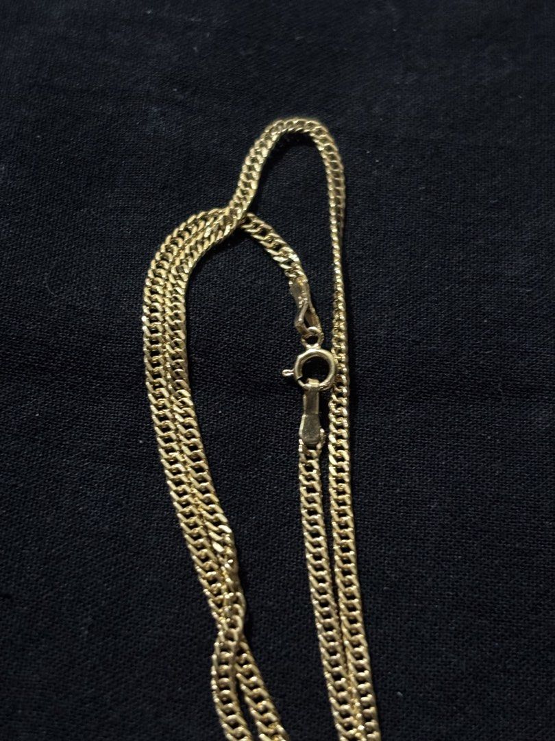 SAUDI GOLD Chain Necklace 2.36g (Category: Necklaces) located in Manila. Submitted by sensen09 (Listing ID 1469084399, Image 2). Description: Saudi Gold chain necklace 2.36g 18 inches.