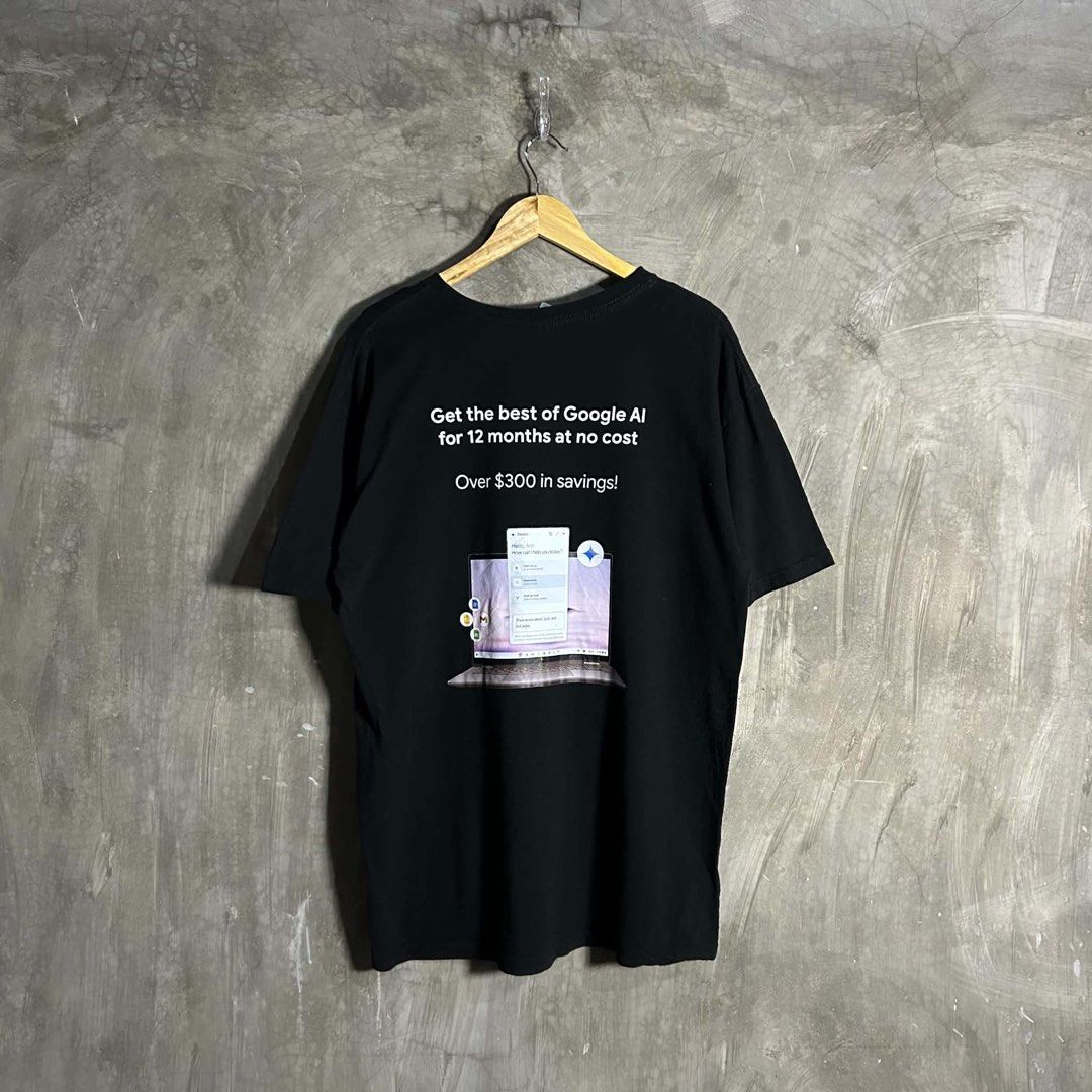 Google Chrome - Black T-shirt (Category: Tshirts & Polo Shirts ) located in Tayabas. Submitted by streetdept.ph (Listing ID 1469115423, Image 3). Description: Google Chrome - Black T-shirt Measurements (inches): Width: 21.5” Length: 30.5” Tagged as Large Excellent condition Flaw/s: None.