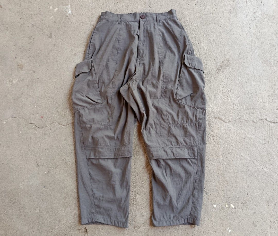 GOOPiMADE - E.14th "Torqued" 3D Military Pants - Tech-Gray (Category: Jeans) located in San Fernando. Submitted by son.twice.stuff (Listing ID 1469084535, Image 2). Description: Item: GOOPiMADE - E.14th "Torqued" 3D Military Pants - Tech-Gray Tagged Size: 1 Dimensions Waistline: 13" To 17" Rise: 14.5" Thigh: 14" Length: 37.5" Inseam: 24" Leg Opening: 7.5" Condition: Excellent Made In Taiwan Material 100% Nylon Price: 2800 Free Shipping.