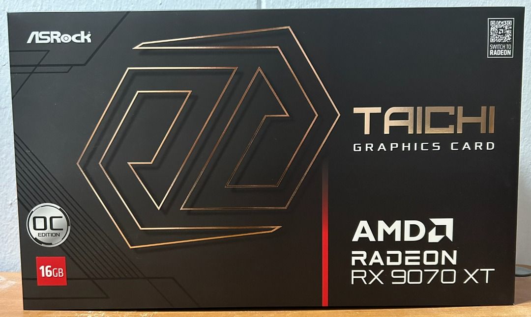 [GPU] ASRock AMD Radeon RX 9070 XT 16GB Graphics Card, Computers & Tech ...