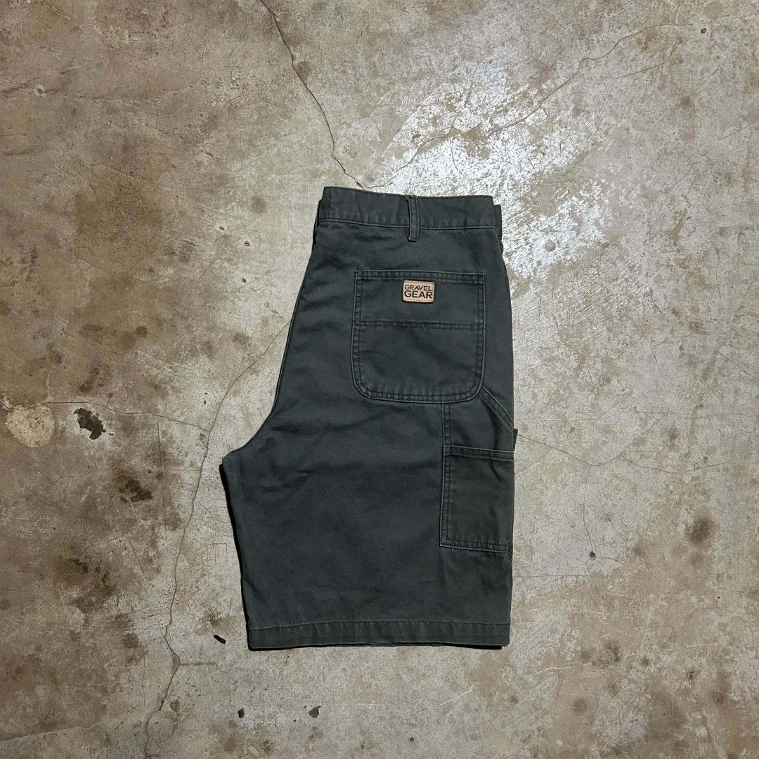 Gravel Gear Moss Green Carpenter Shorts (Category: Shorts) located in Manila. Submitted by arvinnn_ (Listing ID 1469061663, Image 3). Description: Gravel Gear Moss Green Carpenter Size 36 on tag Waist 36 Length 22 Hem 13 Excellent Condi No Issue 550+sf Antipolo Rizal.