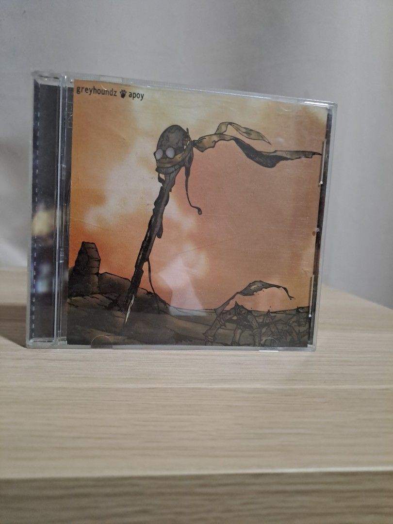 GREYHOUNDZ Apoy Album OPM CD (Category: CDs & DVDs) located in Las Pinas. Submitted by cobieshop (Listing ID 1468945646, Image 1). Description: 💿OPM CD FOR SALE | ORIGINAL & COLLECTIBLE CDs 📀 Item: [Apoy-GREYHOUNDZ] 📌 Condition: [VG] 📦 Inclusions: [CD, Case, Booklet, etc.] ✅ Actual item shown in photos ✅ Please check the photos and read the condition details before purchasing ✅ Secure packaging for shipping ✅ Message me for inquiries or addit