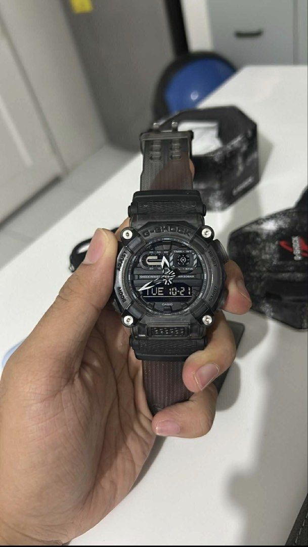 G-SHOCK GA-900SKE-8A (Category: Luxury Watches) located in Manila. Submitted by christian.usi (Listing ID 1469095548, Image 3). Description: 𝐃𝐞𝐬𝐜𝐫𝐢𝐩𝐭𝐢𝐨𝐧𝐬 𝐚𝐧𝐝 𝐅𝐞𝐚𝐭𝐮𝐫𝐞𝐬: Case / bezel material: Resin Resin Band Shock Resistant Mineral Glass 200-meter water resistance LED light (Super Illuminator) illumination duration (1.5 seconds or 3 seconds), afterglow Hand shift feature (Hands move out of the way to provide an unobstructed