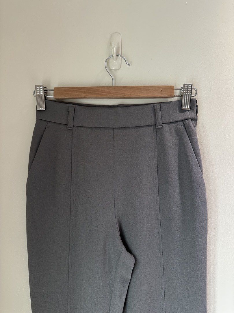 GU Gray Flare Trousers Pants (Category: Other Bottoms) located in San Juan City. Submitted by keep.it.clean (Listing ID 1469103126, Image 2). Description: Used once only, in perfect condition .