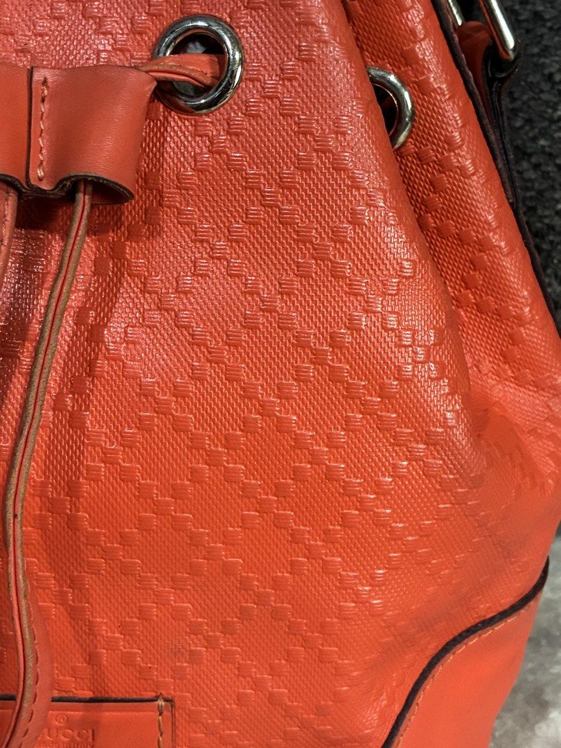 GUCCI Bright Diamante Bucket bag (Category: Luxury Bags & Wallets) located in Manila. Submitted by cellymeji060371 (Listing ID 1468961603, Image 2). Description: Very nice in actual Please check all posted photos Last photo (missing screw).