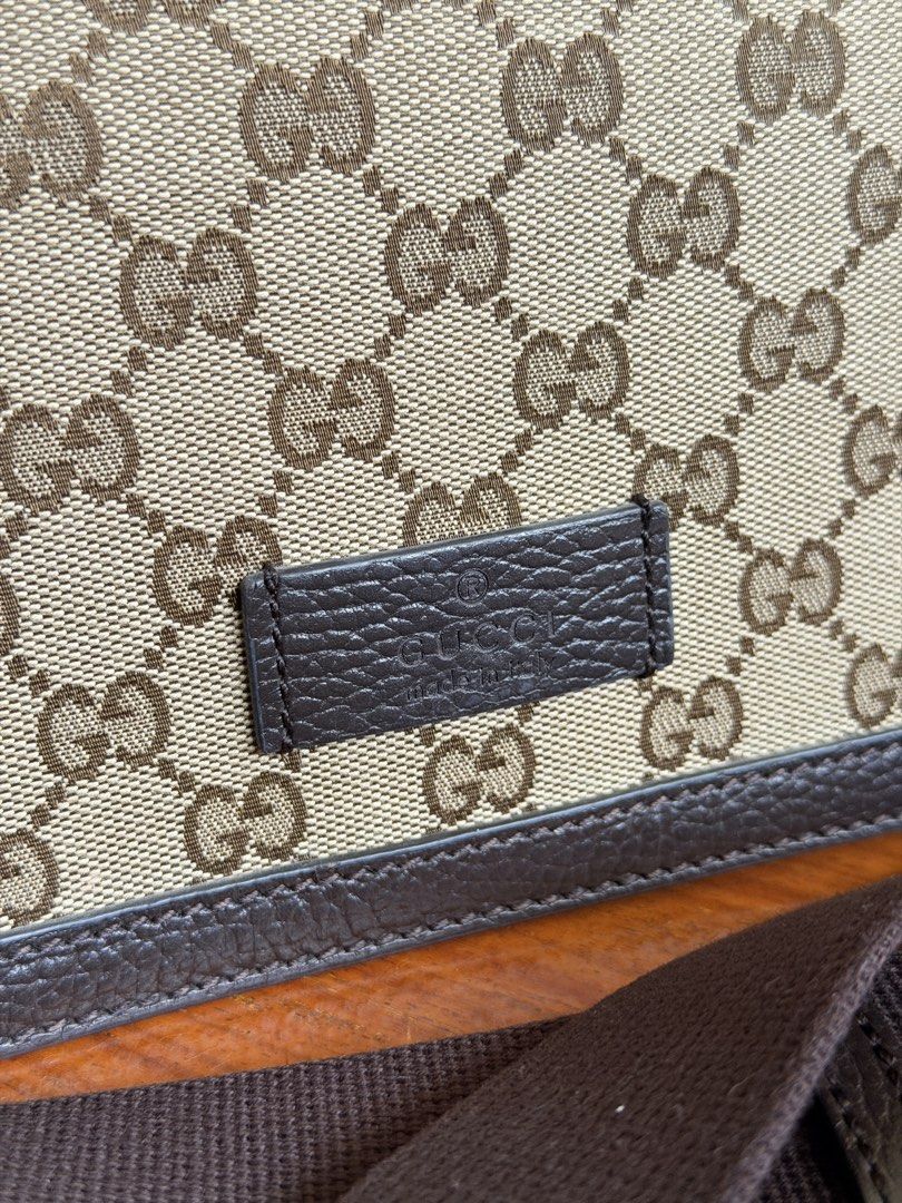 Gucci Canvas Crossbody Bag (Category: Luxury Bags & Wallets) located in San Fernando. Submitted by olliebash (Listing ID 1469109689, Image 3). Description: - Bough brand new in Japan Gucci Outlet store - With dustbag - Used few times then got stored in bag closet - Canvas is clean, no issues - Leather in magnet closure has slight discoloration - Can be unisex.