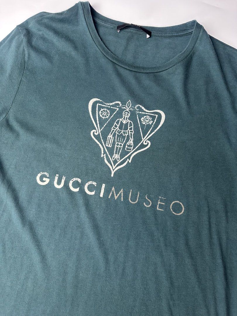 Gucci Museo 2012 Graphic Tee (Category: Activewear) located in Bacolod City. Submitted by 2k.archives (Listing ID 1469084102, Image 3). Description: • Authentic / Original • Excellent Condition • No Flaw • Size XS Tagged • 20 Width • 26.5 Length.