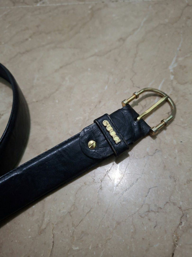 GUCCI VINTAGE BELT (Category: Luxury Accessories) located in Manila. Submitted by crestymill (Listing ID 1469000986, Image 2). Description: FOR SALE 💌 GUCCI BELT FIT SIZE 28-32 850php.