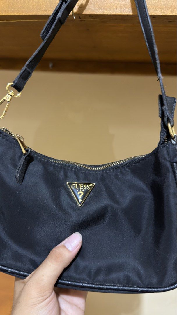 GUESS HOBO BAG (Category: Shoulder Bags) located in Manila. Submitted by urban-vintage_2 (Listing ID 1468964188, Image 2). Description: ISSUE: NONE (NEED WASH) MOP :GCASH (NO COD) SHIP VIA: LALAMOVE & J&T LOCATION: PASIG CITY.