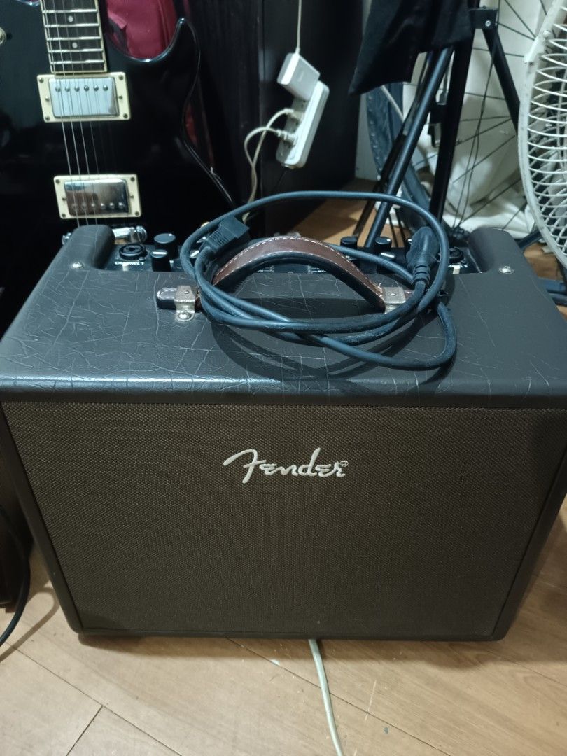 Guitars, amplifiers, and gig bags bundle (Category: Musical Instruments) located in Quezon City. Submitted by giox315 (Listing ID 1469151449, Image 3). Description: - All-in-one electric guitar practice bundle - Includes multiple electric guitars, soft cases, and cables - Features popular practice amps: Orange, Fender, and NUX Acoustic - Fully tested: everything powers up and works normally - Normal cosmetic wear from room practice (I am a music 