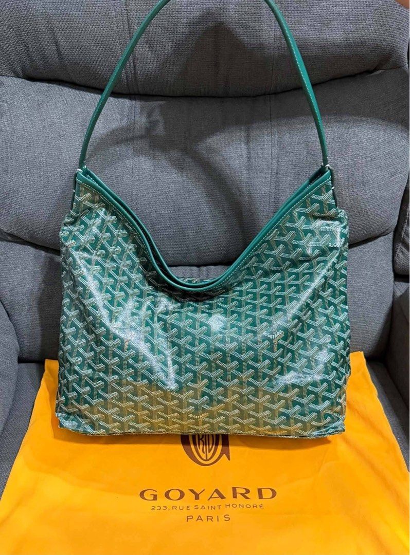 GY Boheme (Category: Shoulder Bags) located in Quezon City. Submitted by chic.bags (Listing ID 1468942063, Image 2). Description: Coded With pouch With dust bag Good as new No issue Size: L-43cm/H-29cm Actual photo posted Japan preloved Mop: gcash.
