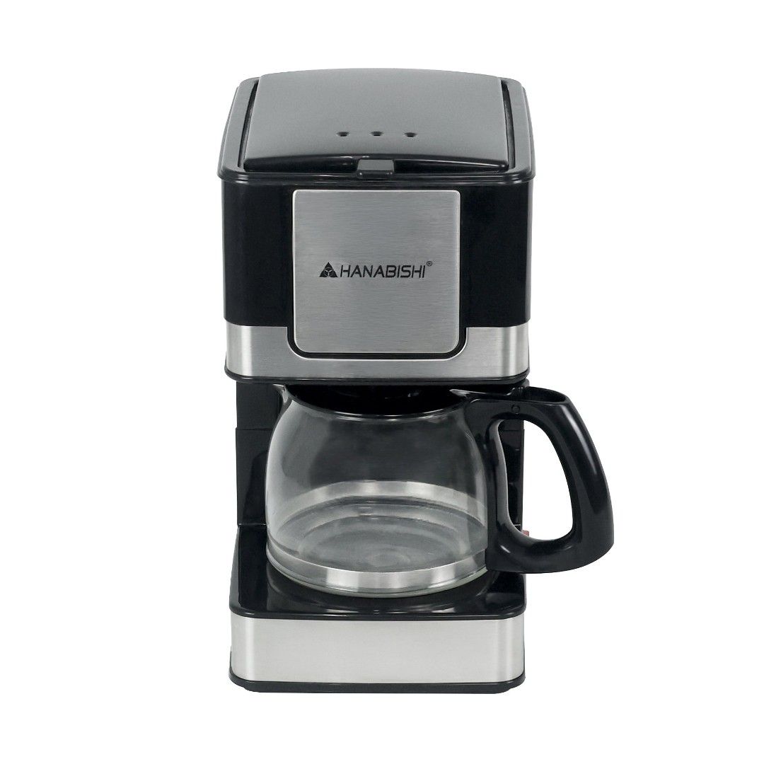 Hanabishi Coffee Maker (Category: Coffee Machines & Makers) located in Bulacan. Submitted by rasel.10 (Listing ID 1469158556, Image 1). Description: ONCE LANG NAGAMIT FRESH NAKA BOX PA WITH PLASTIC.