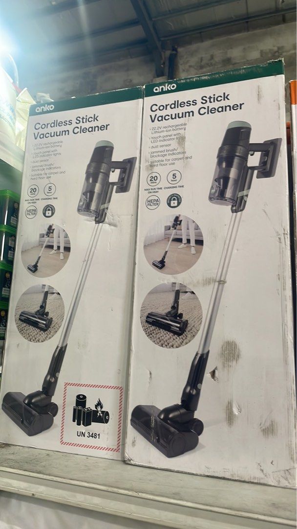 Handheld Anko Cordless Stick Vacuum (Category: Vacuum Cleaner & Housekeeping) located in Muntinlupa City. Submitted by aussie.surplustore (Listing ID 1468949902, Image 3). Description: Look for: JANINE -0948 098 5387 Surplus from Australia Location: Muntinlupa.