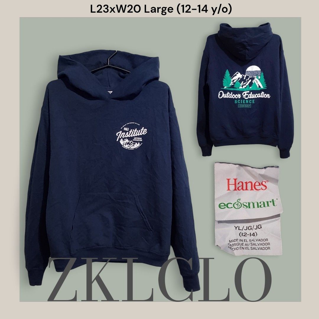 Hanes pullover hoodie jacket (Category: Hoodies) located in Caloocan City. Submitted by zklclo (Listing ID 1468961468, Image 1). Description: Hanes pullover hoodie jacket Size: L-23" x W-20" L on tag (12-14 y/o) Price: 199 pesos only🫰😉 MODE OF PAYMENT: 💸GCASH 🛵 SHIPPING: 📦J&T (payment first) 📦LALAMOVE (COD).