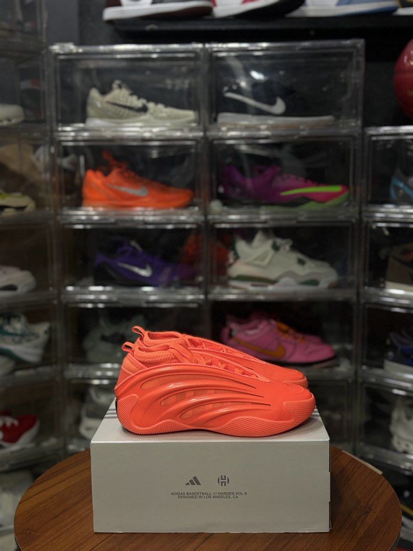 Harden v9 Total Orange (Category: Sneakers) located in Cavite. Submitted by jairo13 (Listing ID 1468955082, Image 1). Description: Harden v9 Total Orange 8/8.5/9/9.5us | Brandnew ₱4,495.00 Ig&Fb: ShoesoleCavite 📍Silang,Cavite 🚚Jrs / Lbc / Lalamove 💵Gcash / Gotyme / Bdo We accept card payment & QR Ph We buy profitable pairs 24/7. Dm for appraisal Store Open Hours: 12Pm - 7PM Gmaps/Waze: ShoesoleCavite.