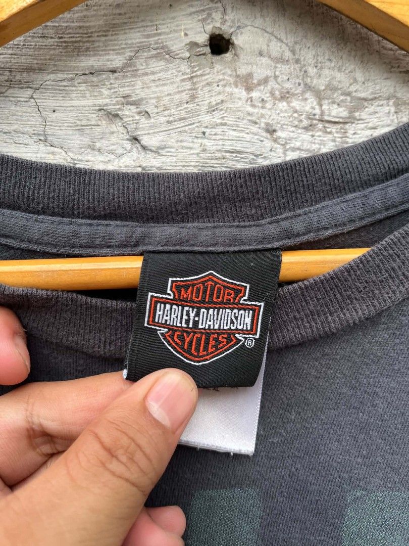 Harley Davidson (Category: Tshirts & Polo Shirts ) located in Manila. Submitted by skippypeanut1331 (Listing ID 1468968111, Image 3). Description: 25x29.5 XL Very good condition Color rate: 8/10 Issue: watermark/good fade.