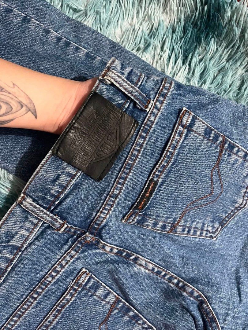 Harley davidsons pants (Category: Jeans) located in Manila. Submitted by ryzon_jimenez (Listing ID 1468935226, Image 2). Description: Harley davinson pants in good condition.