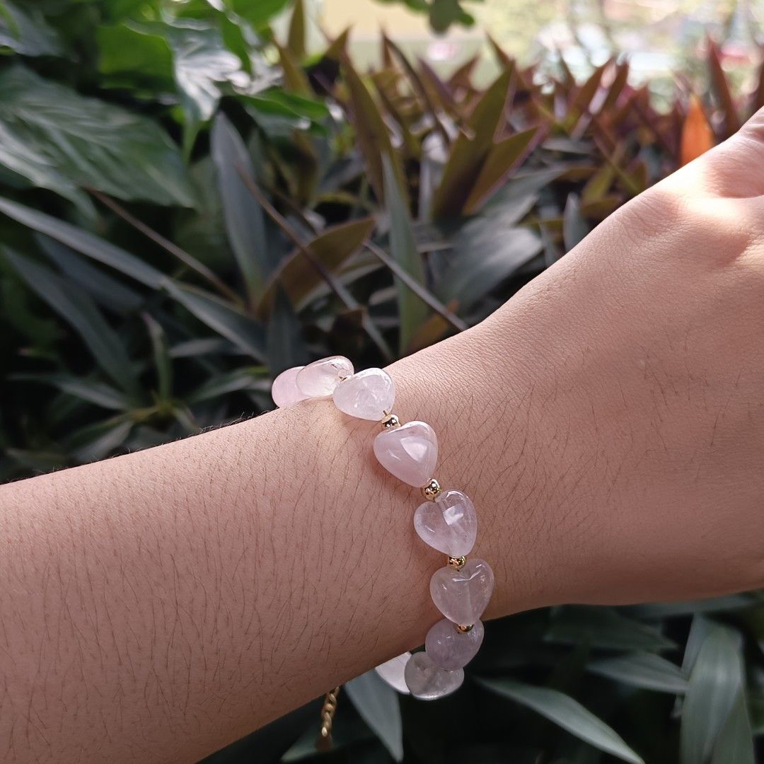 Heart Rose Quartz (Category: Bracelets) located in Manila. Submitted by enchantra_gems (Listing ID 1469117097, Image 3). Description: 💗 HEART ROSE QUARTZ BRACELET Love • Self-Love • Gentle Beauty Carry a little reminder of love wherever you go. 🌸 Our Heart Rose Quartz Bracelet features a soft pink, heart-inspired design that symbolizes tenderness, affection, and the beauty of loving yourself. ✨ SYMBOLIC MEANINGS 💕 Love & Romance 🌷 Self-Love &