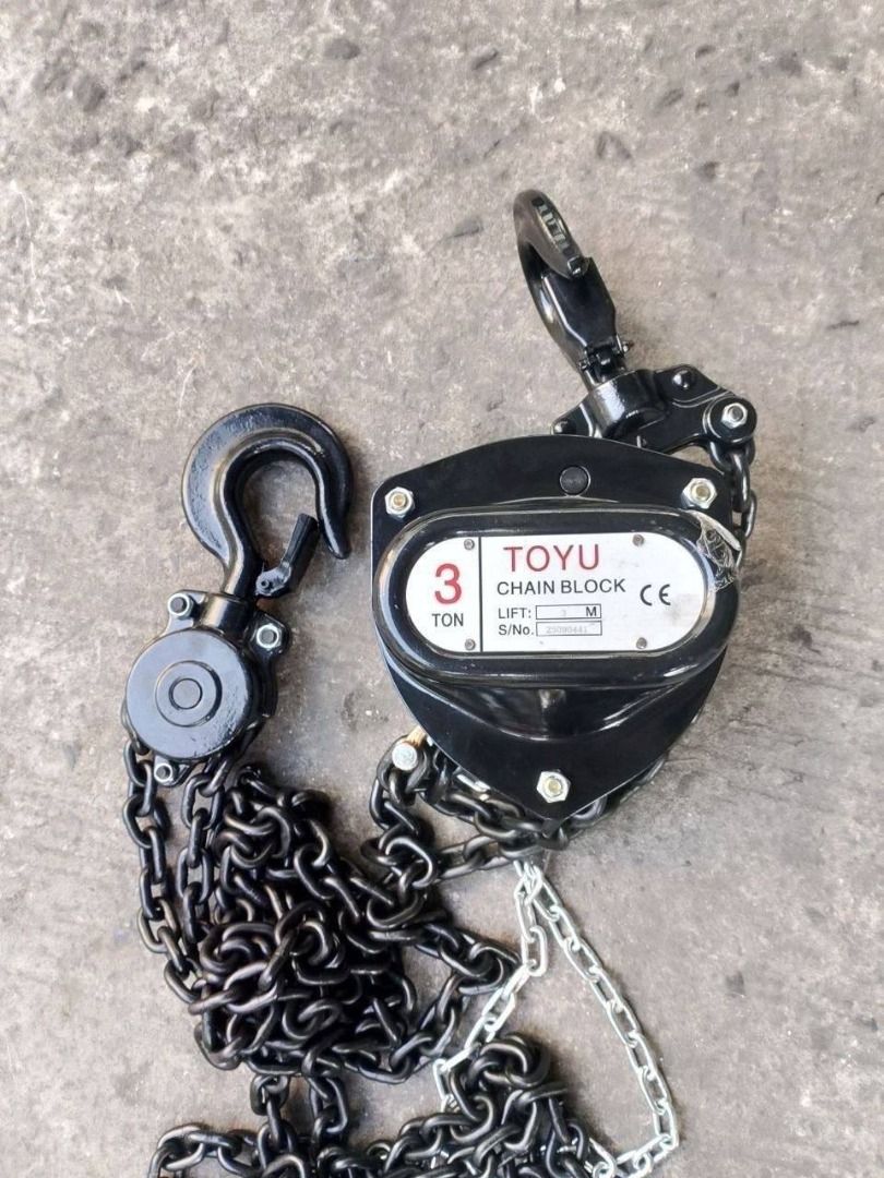 Heavy Duty Chain Block 3Tons (Category: Home Improvement Tools & Accessories) located in Manila. Submitted by 09171479278_elsie. (Listing ID 1468952369, Image 1). Description: Heavy Duty Chain Block 3Tons.
