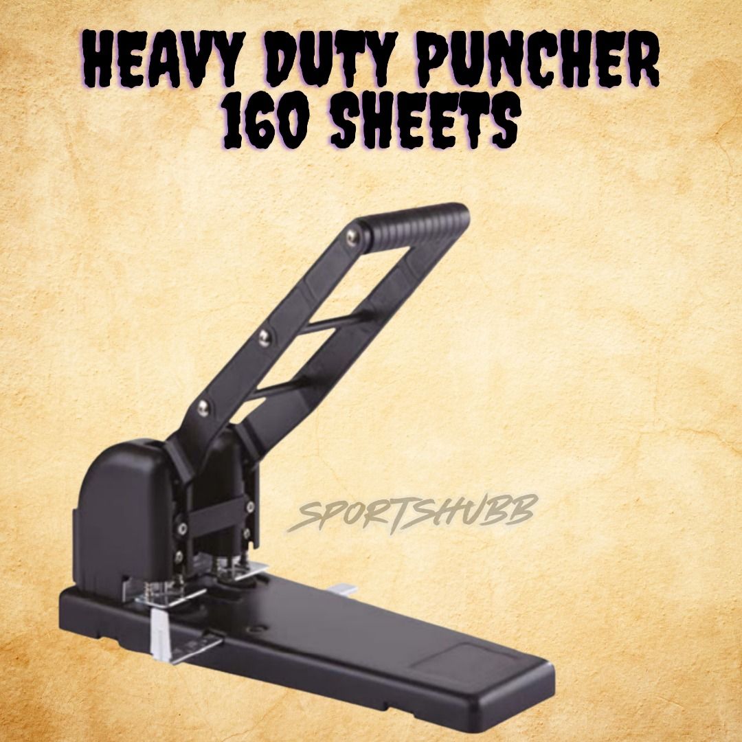 Heavy Duty Puncher (Category: Office & Business Technology) located in Quezon City. Submitted by mike10sitaldas (Listing ID 1469099312, Image 1). Description: Heavy Duty Puncher 3,400 Php - Heavy Duty Puncher 160 Sheets 3,800 Php - Heavy Duty Puncher 300 Sheets We Serve Wholesale / Retail Shipping: Nationwide Shipping fee will be shouldered by the customers. *SPORTS AND MUSICAL EQUIPMENTS * GYM EQUIPMENTS *OFFICE EQUIPMENTS.